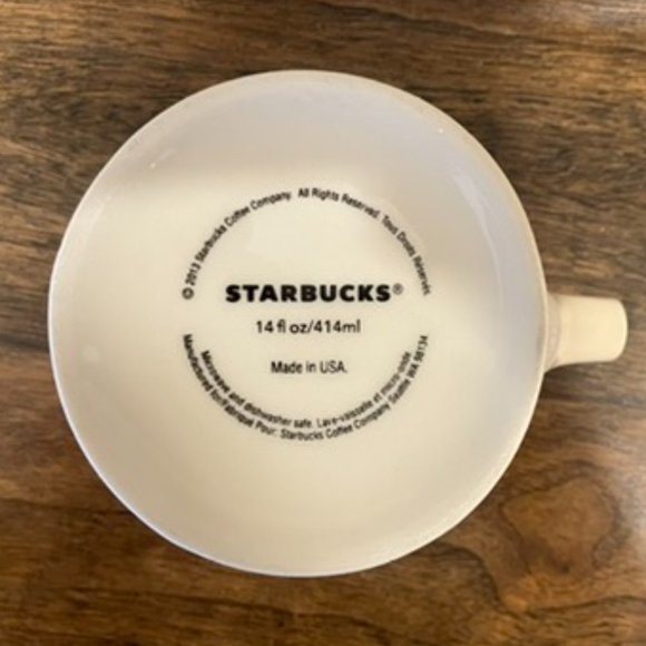 Starbucks Proudly Serving Those Who Serve 2013 Military Mug 14oz - Picture 5 of 5